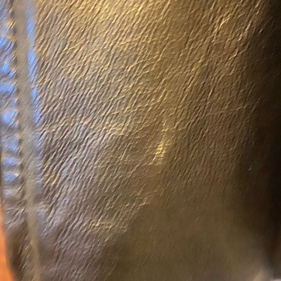 Worthington Black Leather Jacket with Belt - Picture 5 of 6